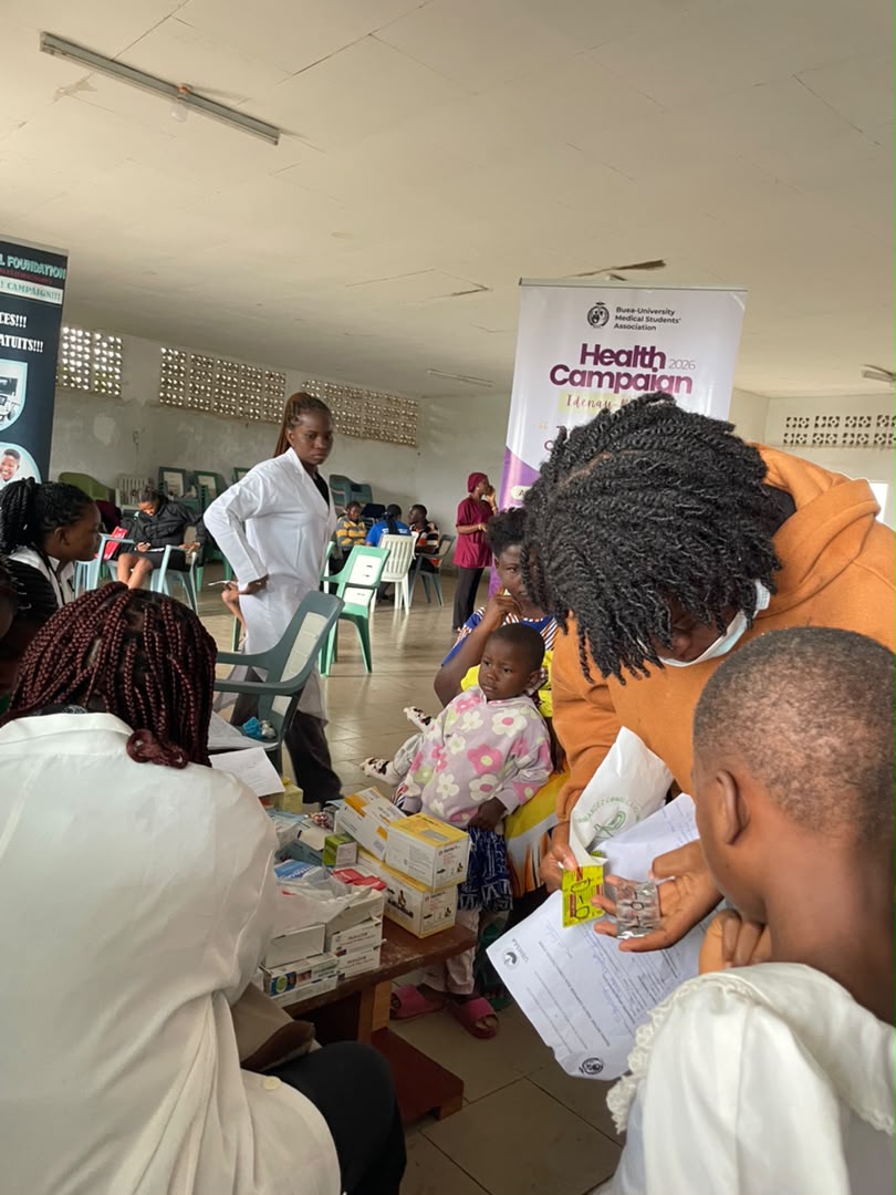 Community members at the Mokundange free health campaign