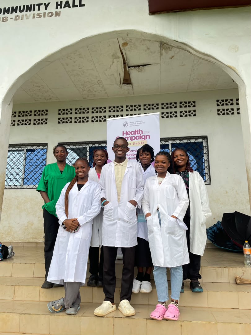 Residents waiting for free services at the Mokundange health outreach